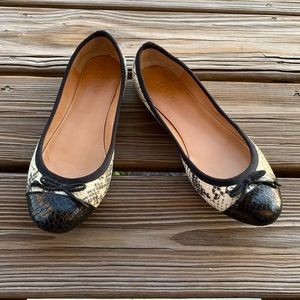 4 for $20 JCrew Snakeskin Flats